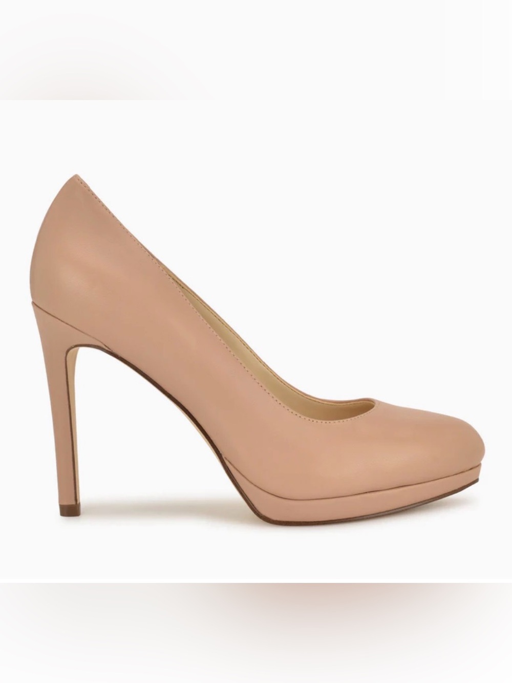 Blecker & Bond Women's Nude Platform Stiletto Pumps - Sleek Dress Heels